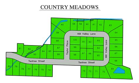 House and Lots in Country Meadows Subdivision .